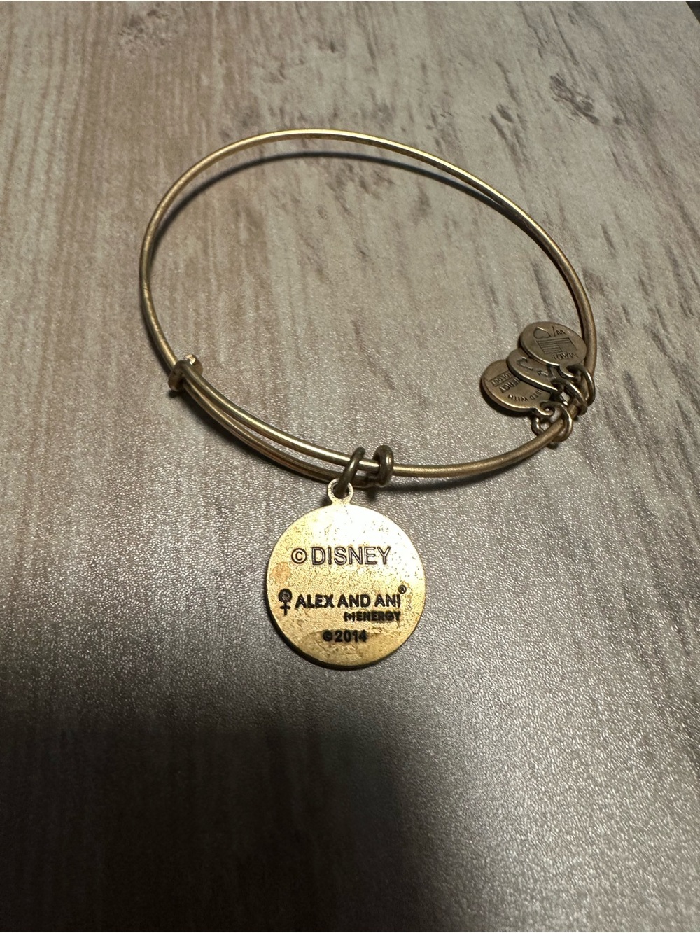 Alex and Ani Tinkerbell Gold Bracelet - Picture 3 of 4